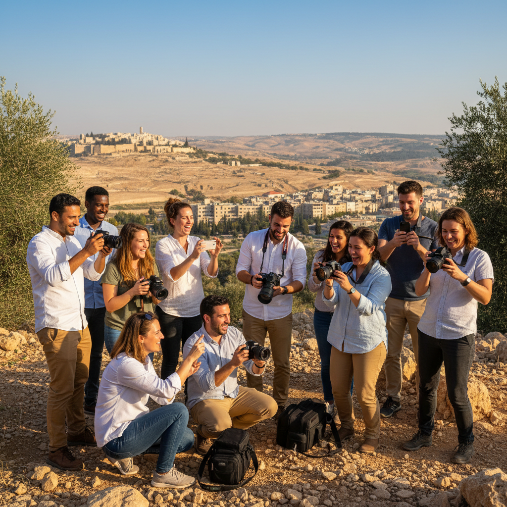 יום גיבוש סדנת צילום - צוות מחוץ