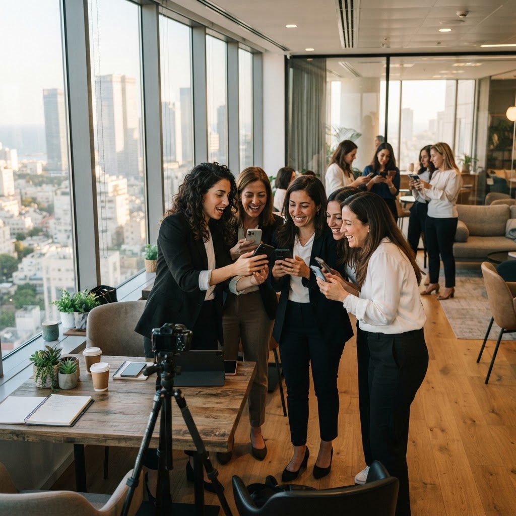 נשים בסדנת צילום מקצועית בסמארטפון — נתי גולד